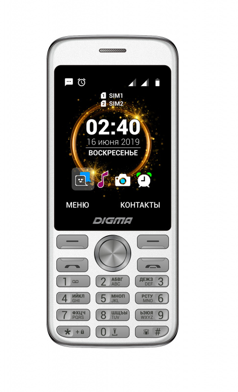 фото Мобильный телефон digma linx c280 (lt2061mm) silver