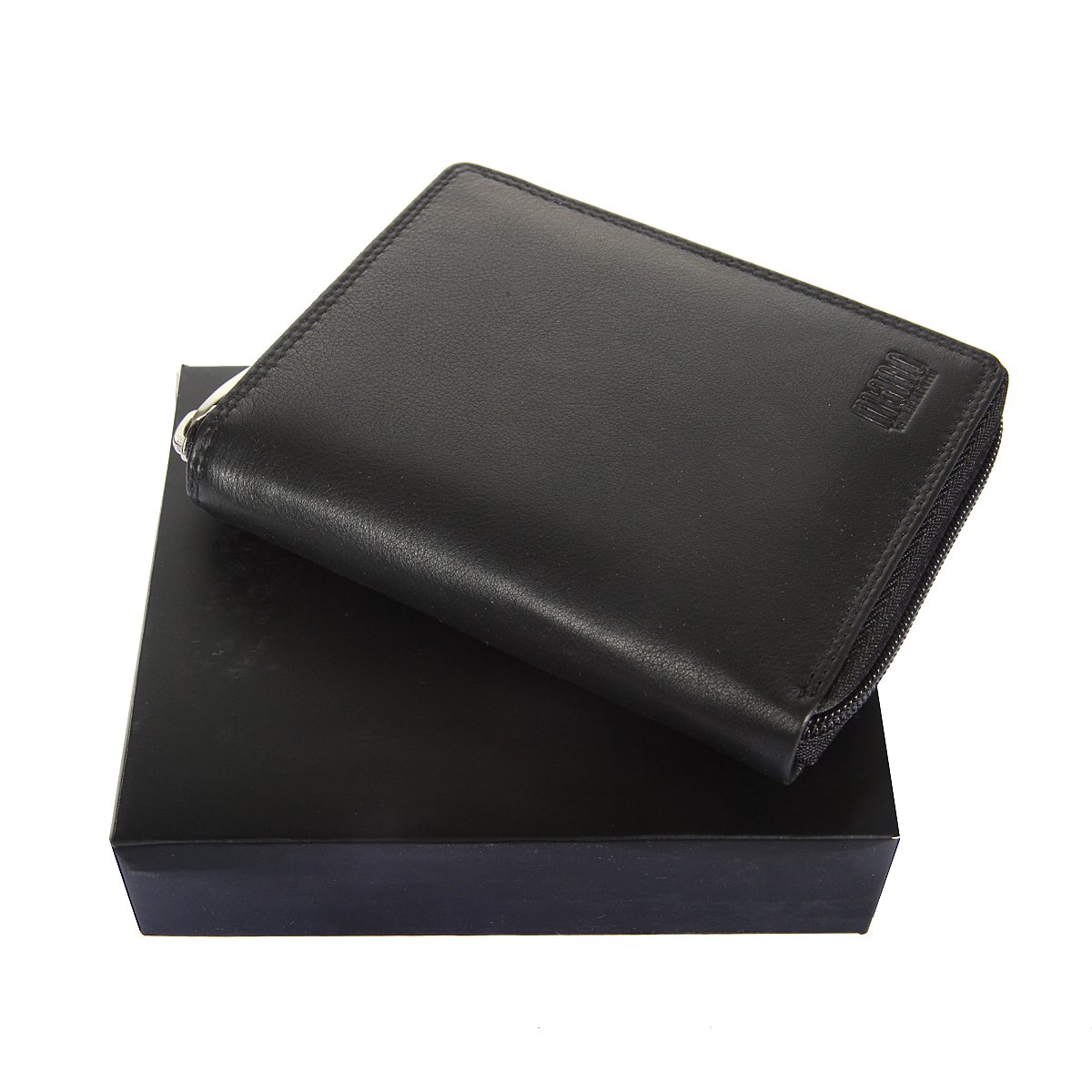 

Портмоне мужское Mano 19009 sutura black, Черный, 19009