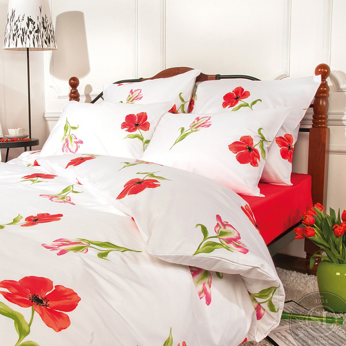 Комплект постельного белья «Spring Melody (Red)» (Спринг мелоди ред), размер 1,5 спальный