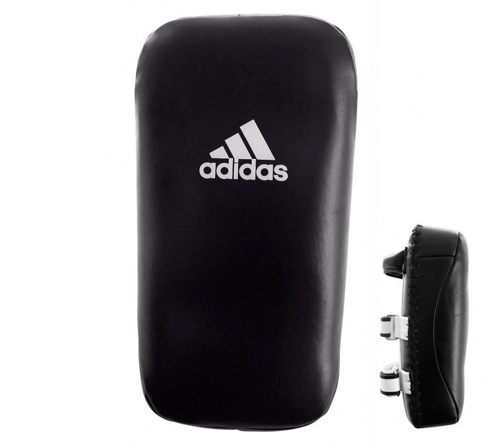 Макивара adidas Thai Pad Extra Thick Semi Leather черно-белая