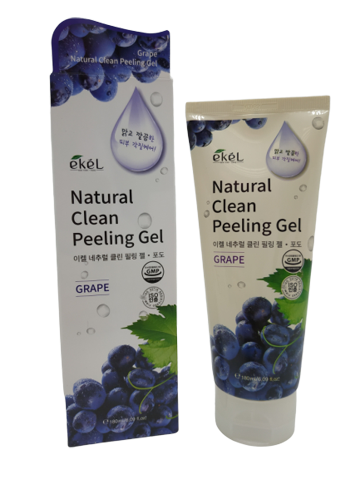 фото Пилинг-гель скатка для лица с экстрактом виноград ekel peeling gel grape 180 мл