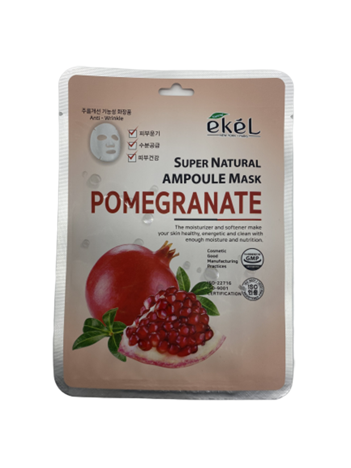 фото Маска для лица ekel super natural ampoule mask pomegranate 25 гр