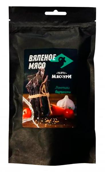 Вяленое мясо Мяссури ломтики баранины 50 г