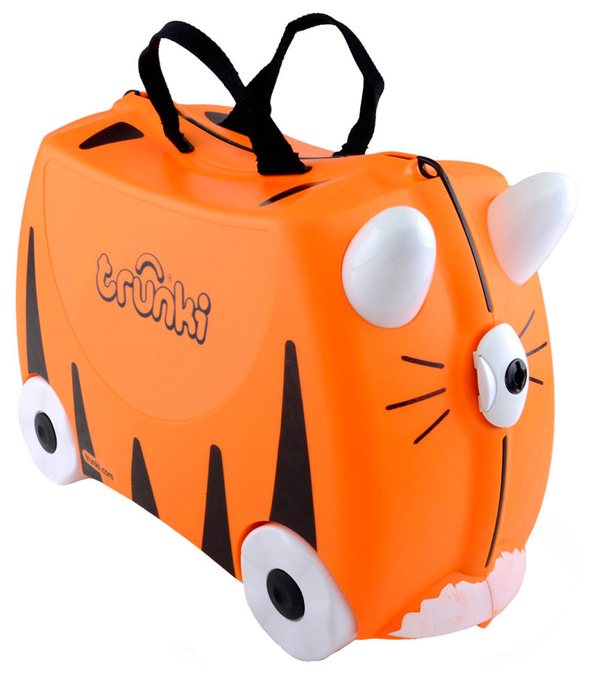 фото Чемодан trunki тигр оранжевый s