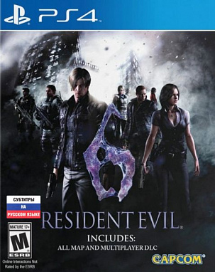 

Игра Resident Evil 6 для Playstation 4, Resident Evil 6