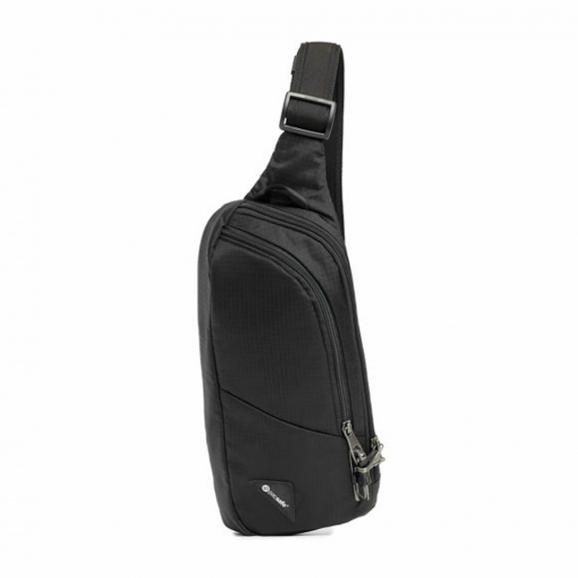 Сумка-рюкзак Vibe 150 Sling (Jet Black) Pacsafe. Цвет: черный