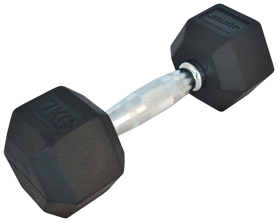 

Гантель обрезиненная StarFit DB-301 7 кг, DB-301