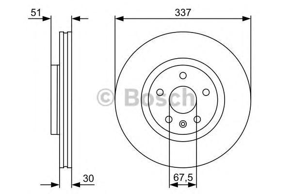 фото Тормозной диск bosch 0986479545