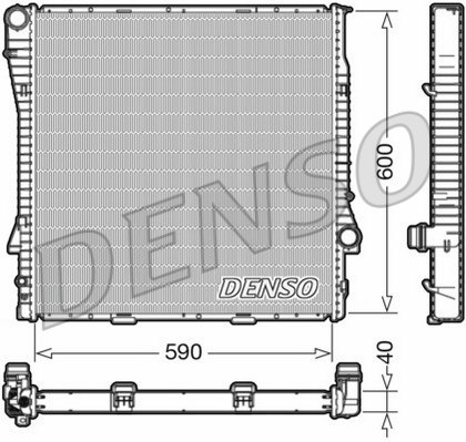 фото Радиатор denso drm05112