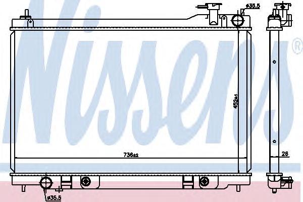 

Радиатор Nissens 68119