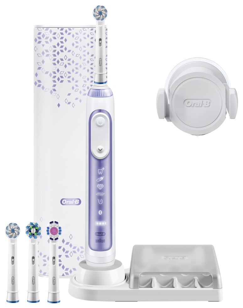 фото Зубная щетка электрическая braun oral-b genius 10000n (d701 545.6xcor) orchid purple