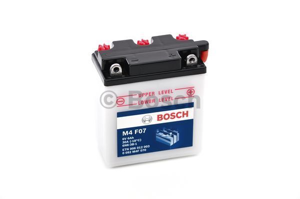 

Аккумулятор автомобильный BOSCH 0 092 M4F 070 6 Ач