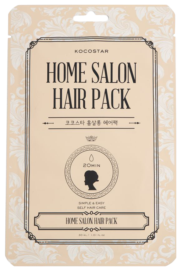 фото Маска для волос kocostar home salon hair pack 30 мл