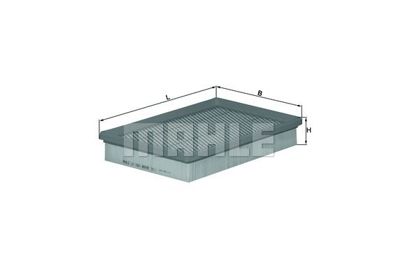 фото Фильтр воздушный knecht lx 1661 mahle/knecht