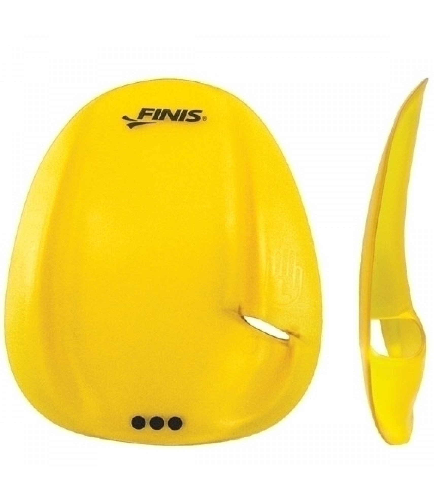 фото Лопатки для плавания finis agility paddles 1.05.145 желтые l