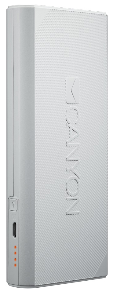 

Внешний аккумулятор CANYON CNE-CPBF130W 13000 мА/ч White, CNE-CPBF130W