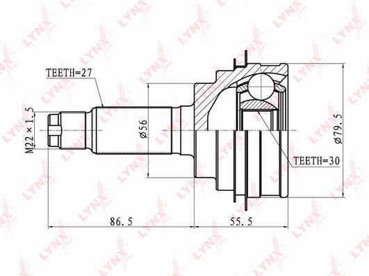 

Шрус LYNXauto CO-7100