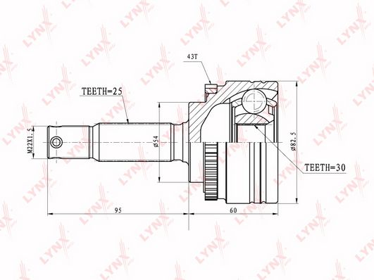 

Шрус LYNXauto CO-5513A