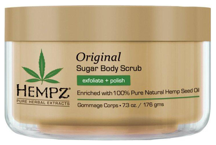 фото Скраб для тела hempz original herbal sugar body scrub 176 г