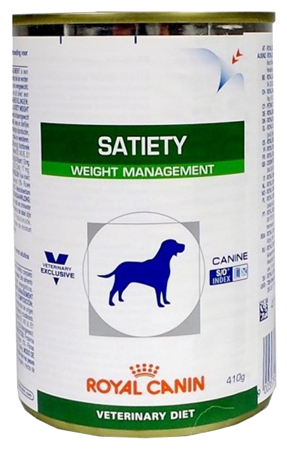 фото Консервы для собак royal canin satiety weight management, мясо, 410г