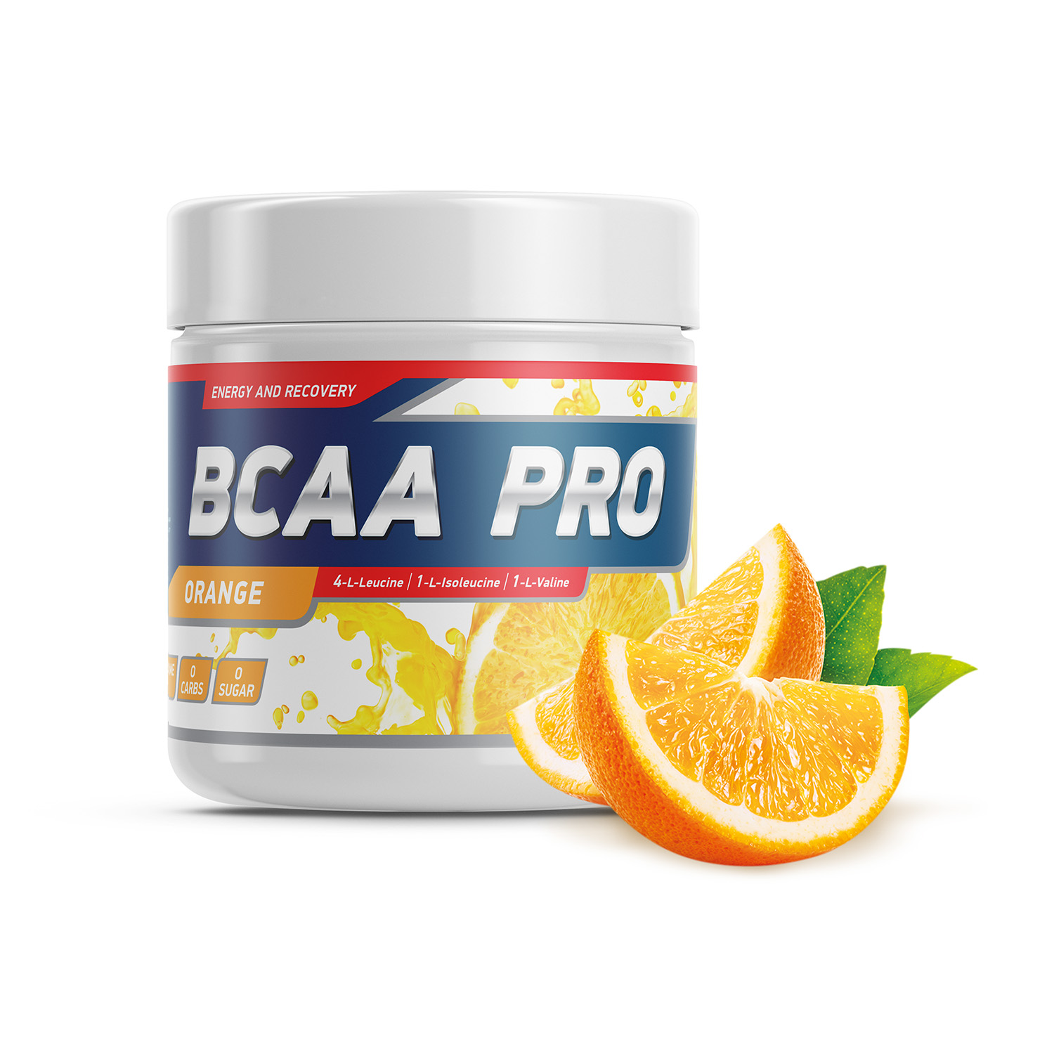 GeneticLab Nutrition Pro BCAA 500 г, апельсин
