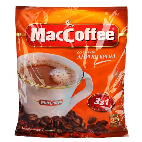 

Кофейный напиток растворимый MacCoffee Айриш крим 3в1 18 г х 25 шт.