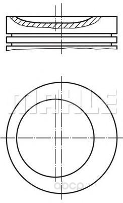 

Поршень двигателя Mahle/Knecht 0117501