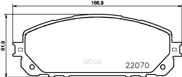 

Тормозные колодки дисковые brembo P37021