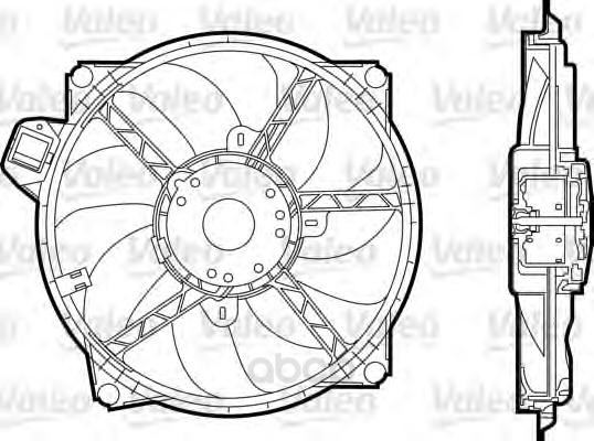 

Вентилятор охлаждения двигателя Valeo 696376