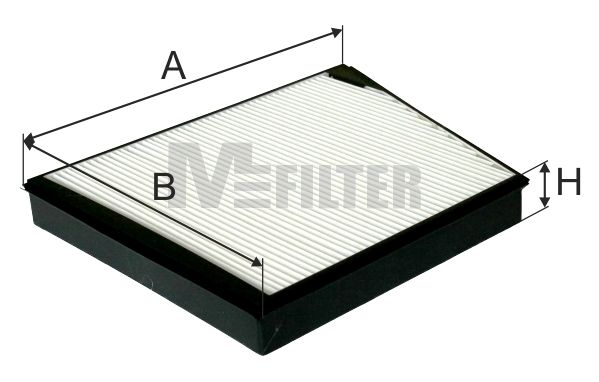 фото Фильтр воздушный салона mfilter k 9027