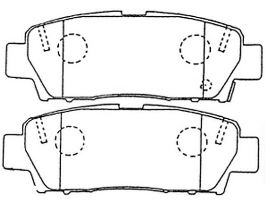 Тормозные колодки FIT дисковые FP0672