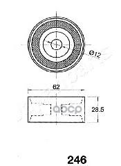 

Ролик натяжной Japanparts BE246
