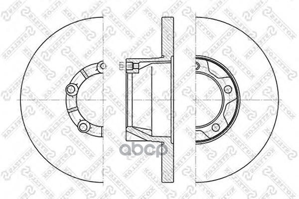 фото Тормозной диск stellox 60204721sx