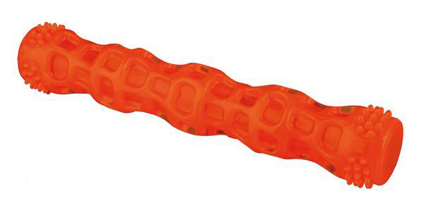 фото Игрушка-пищалка для собак trixie палочка из силикона, в ассортименте, 18 см