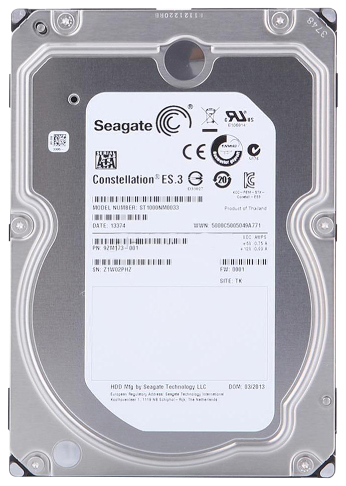 

Жесткий диск Seagate Constellation ES.3 1ТБ (ST1000NM0033), Constellation ES.3