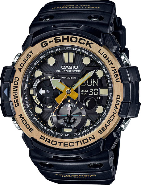 

Японские наручные часы Casio G-Shock GN-1000GB-1A с хронографом, G-Shock