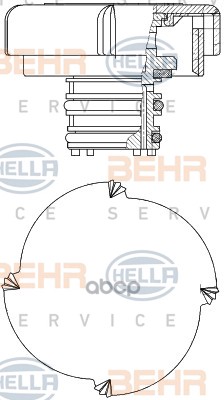 

Крышка радиатора BEHR HELLA SERVICE 8MY376743451