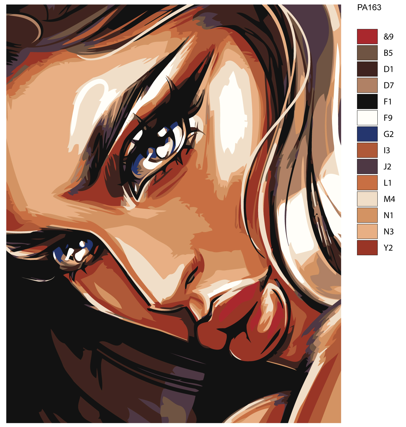 

Картина по номерам, 40 x 50, PA163, PA163