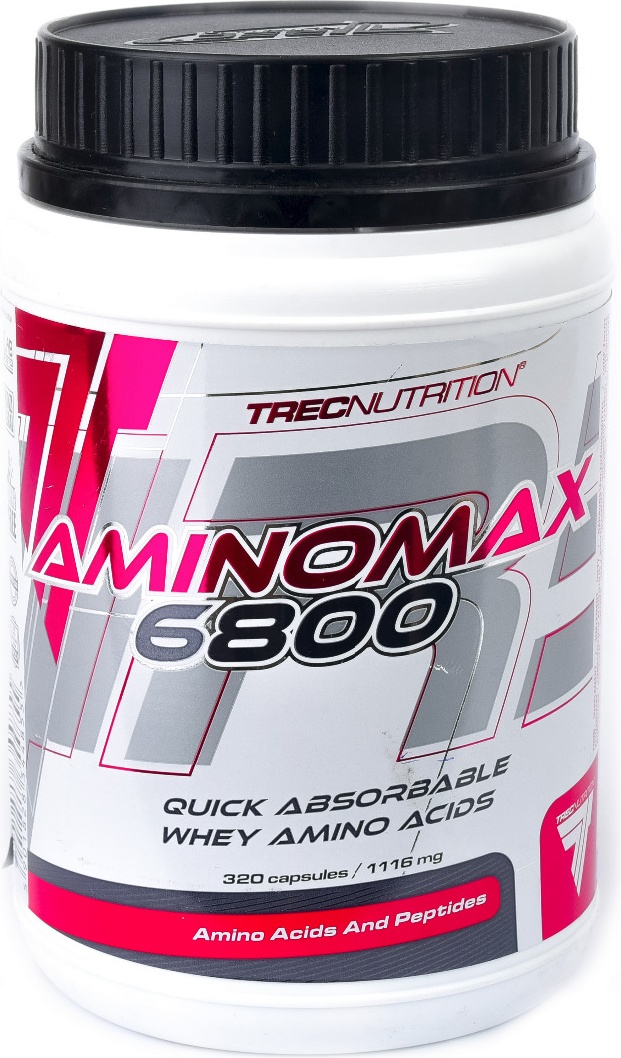 фото Amino max 6800 trec nutrition, 320 капсул