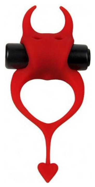 фото Эрекционное кольцо adrien lastic devol cockring в форме дьяволенка красный