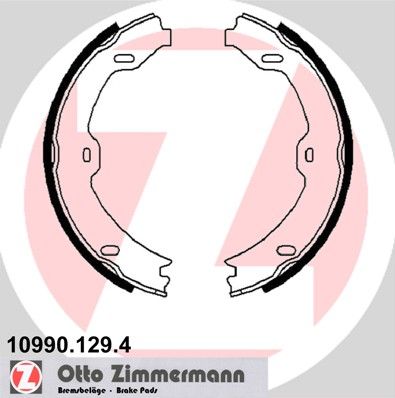 

Комплект тормозных колодок, стояночная тормозная система ZIMMERMANN 10990.129.4