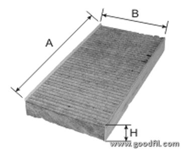 Фильтр салона Goodwill AG 279 CFC