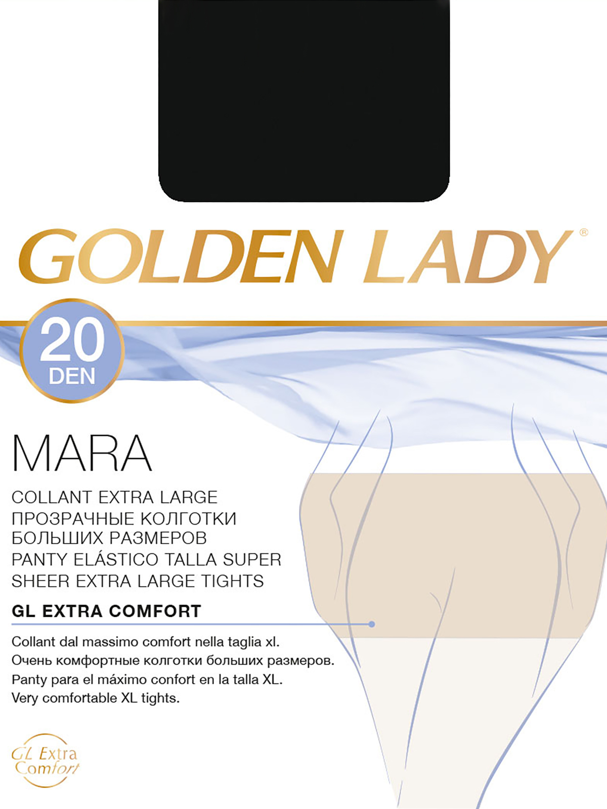 фото Колготки golden lady mara 20 xl, nero, 5/xl