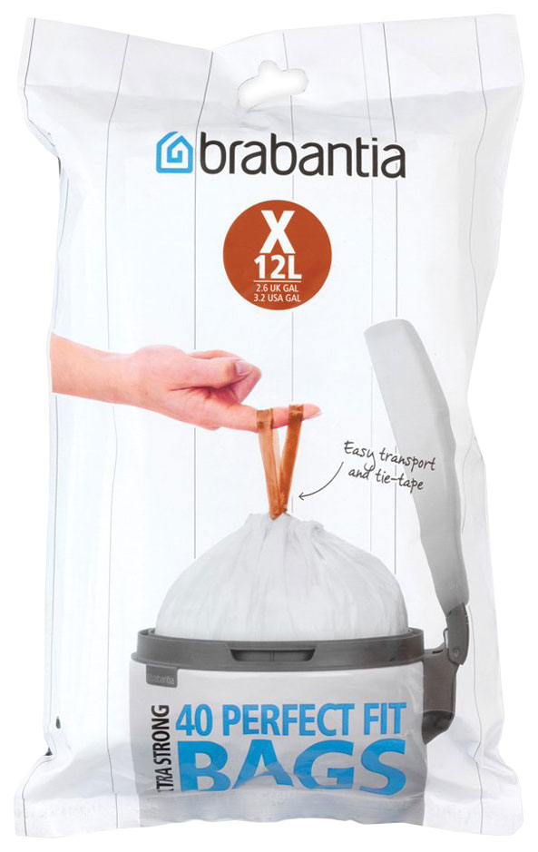

Пакет пластиковый Brabantia 10/12 л 40 шт