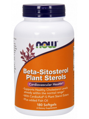 Купить NOW Foods Beta-Sitosterol Plant капсулы 180 шт.