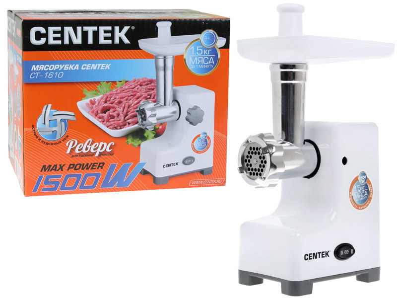 

Электромясорубка Centek CT-1610 White, CT-1610