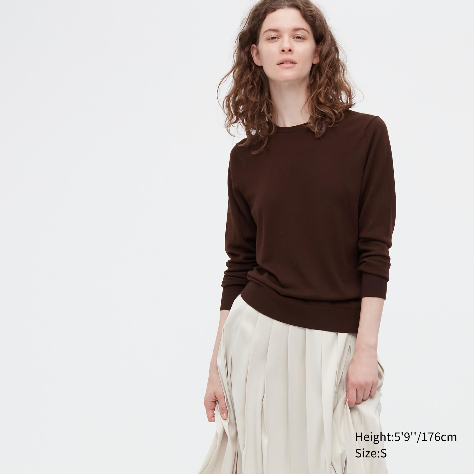 

Джемпер женский UNIQLO 450509COL39 коричневый L (доставка из-за рубежа), 450509COL39