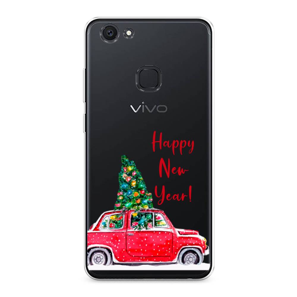 

Чехол для Vivo V7 Plus "Happy New Year", Красный;зеленый, 260750-5