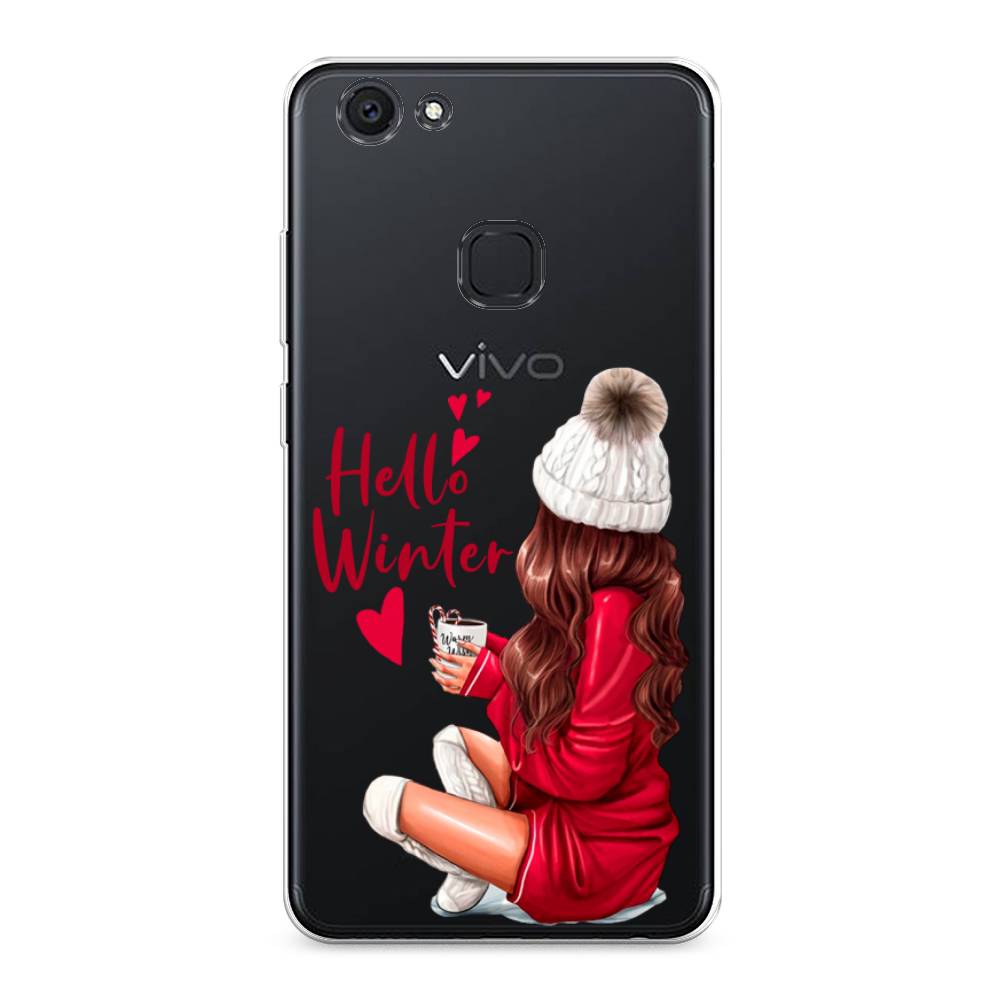 

Чехол для Vivo V7 Plus "Hello winter", Красный;белый;коричневый, 260750-5