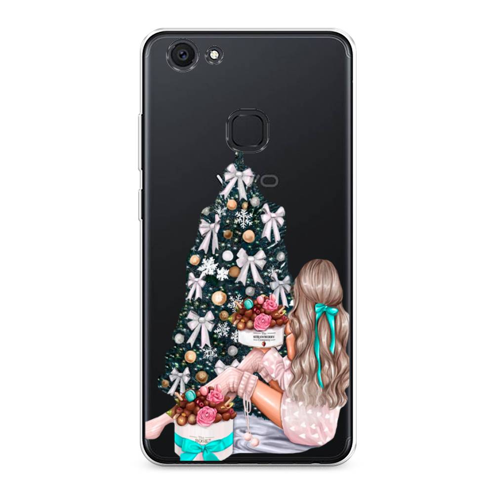

Чехол для Vivo V7 Plus "New Year", Зеленый;бежевый;голубой, 260750-5